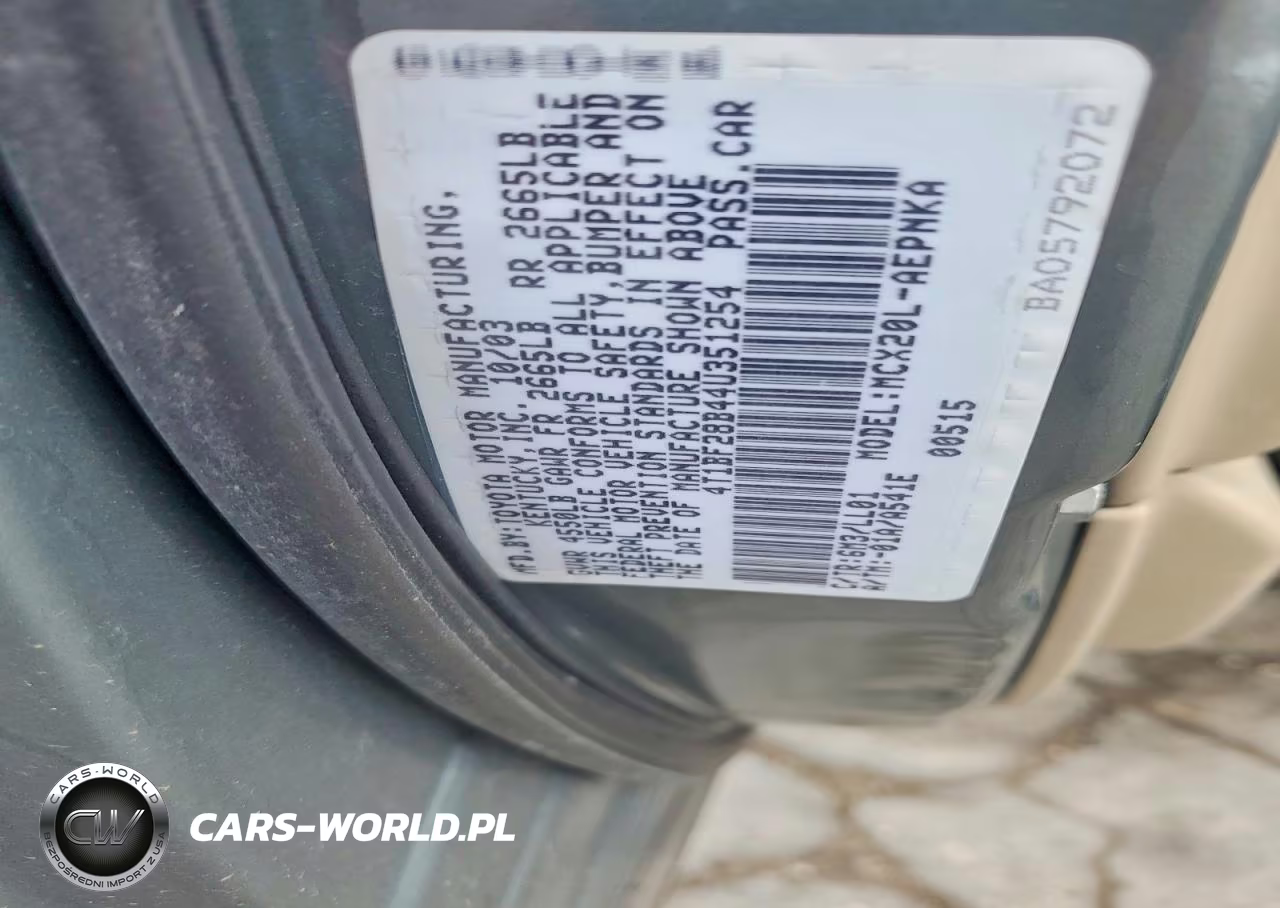 2004 Toyota Avalon Xl VIN:4T1BF28B44U351254 - 12