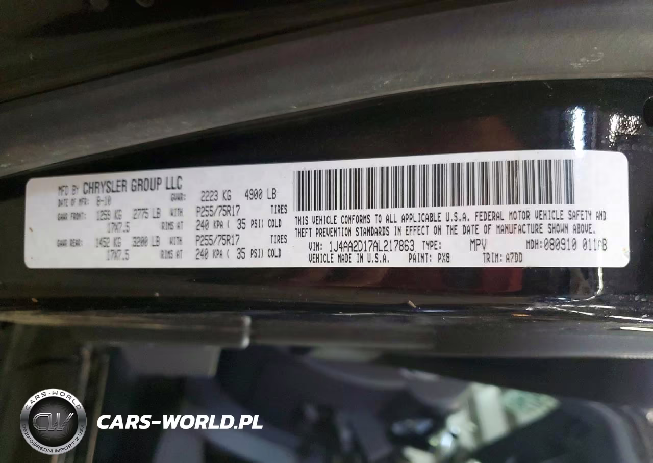 2010 Jeep Wrangler Sport VIN:1J4AA2D17AL217863 - 13