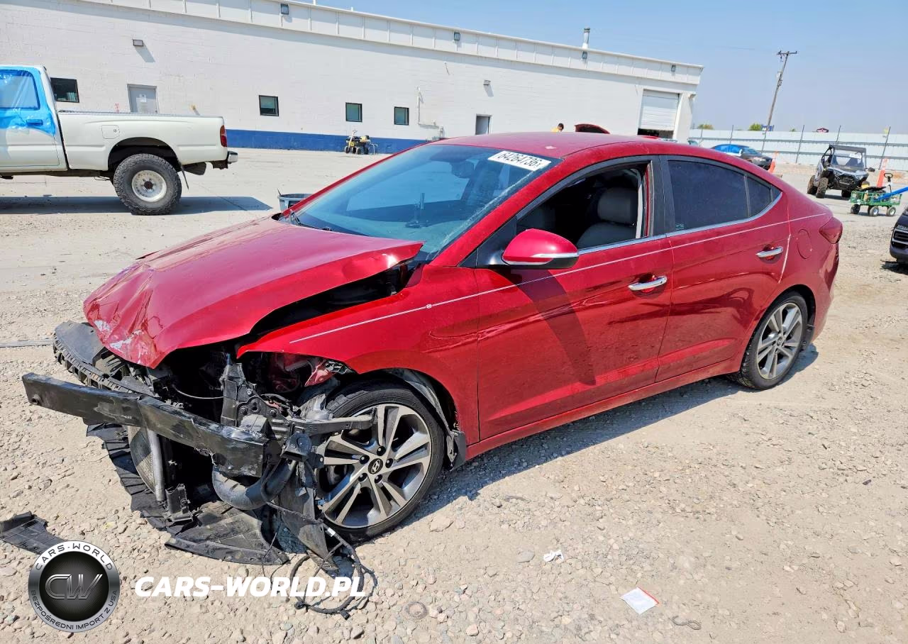 2017 Hyundai Elantra Limited VIN:KMHD84LF0HU141314 - 1