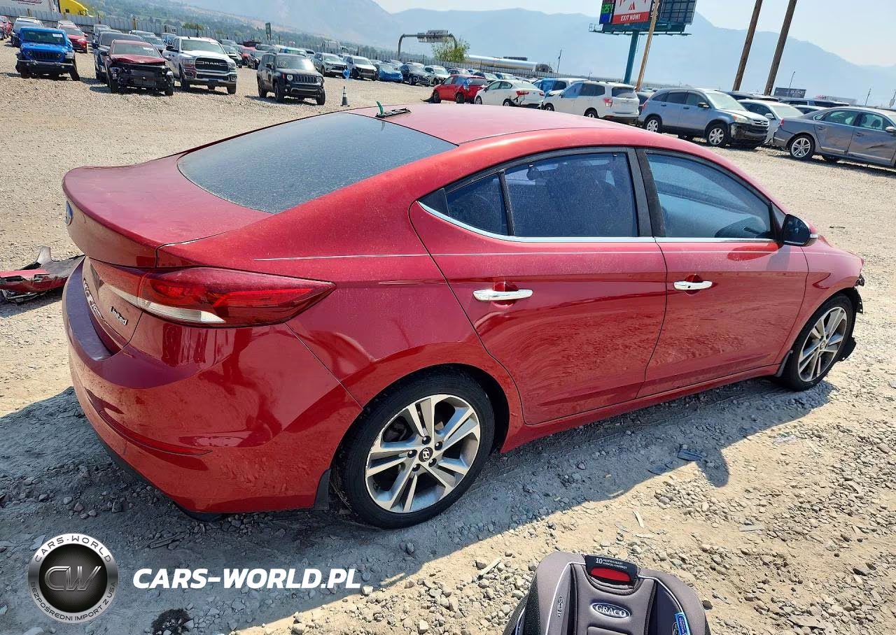 2017 Hyundai Elantra Limited VIN:KMHD84LF0HU141314 - 3