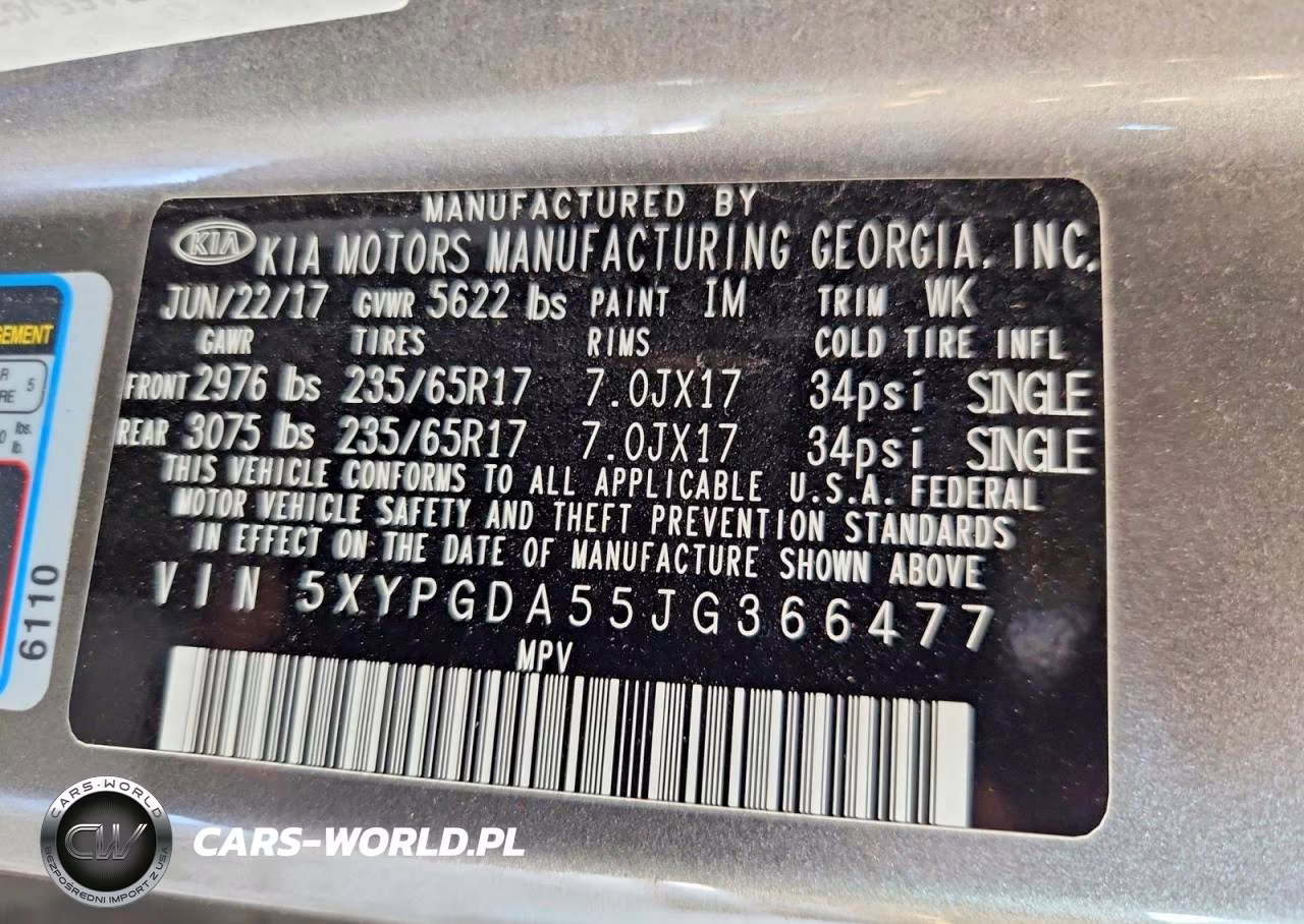 2018 Kia Sorento Lx V6 VIN:5XYPGDA55JG366477 - 13
