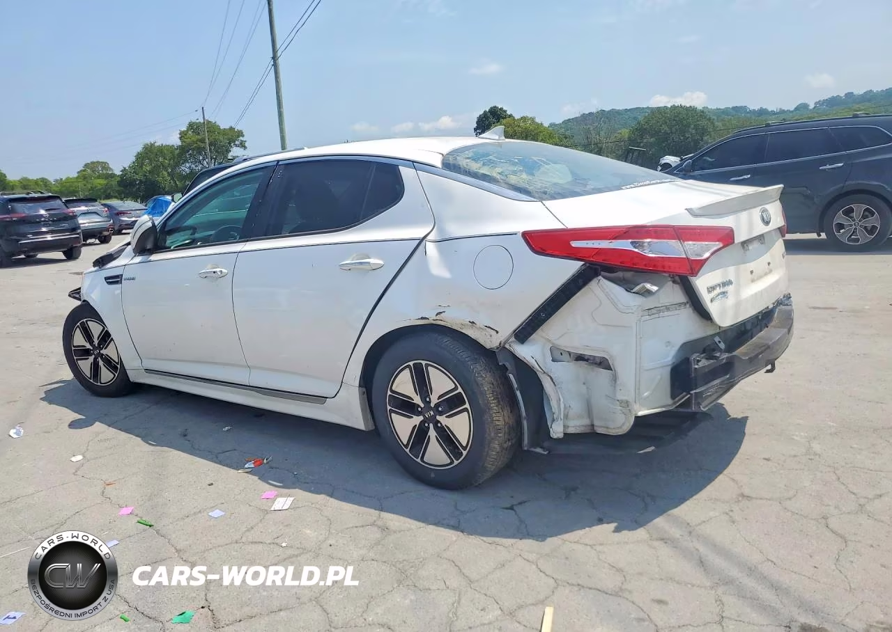 2013 Kia Optima Hybrid VIN:KNAGM4AD3D5058640 - 2