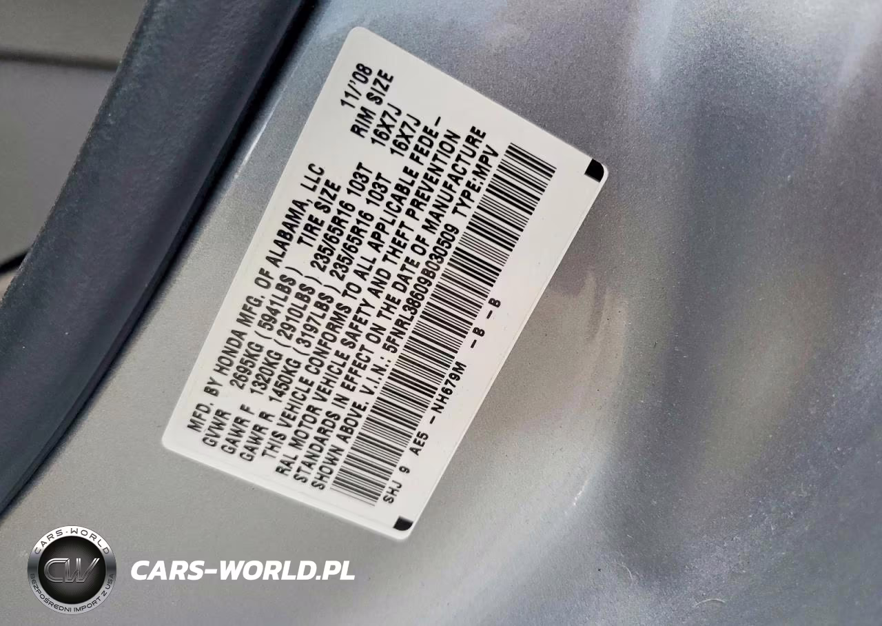 2009 Honda Odyssey Exl VIN:5FNRL38609B030509 - 13