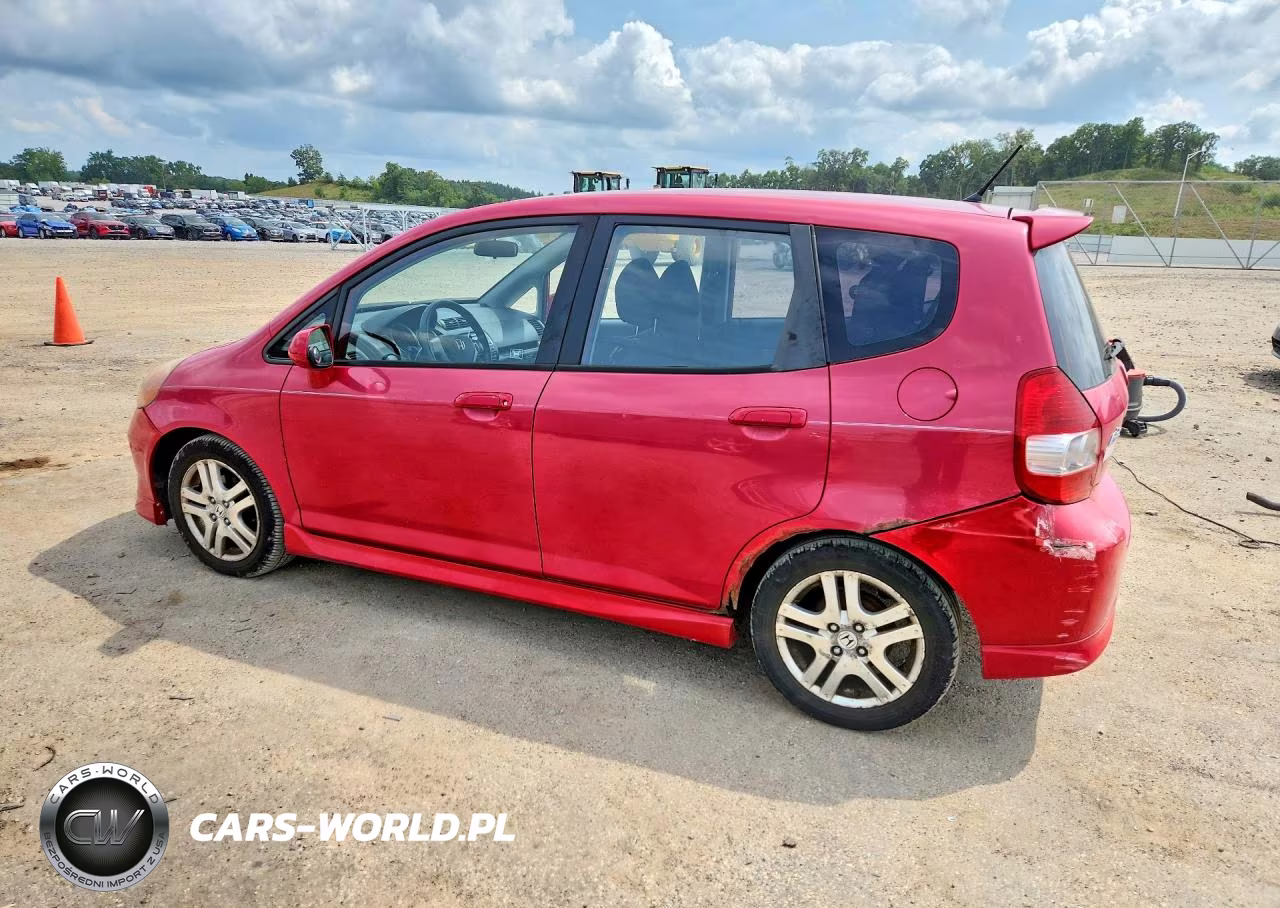2007 Honda Fit S VIN:JHMGD38617S037312 - 2