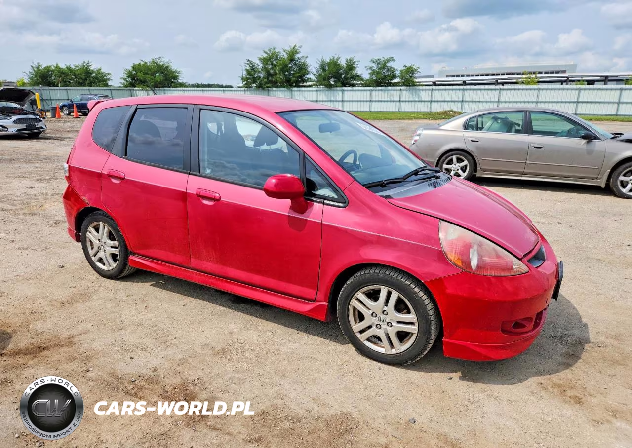 2007 Honda Fit S VIN:JHMGD38617S037312 - 4