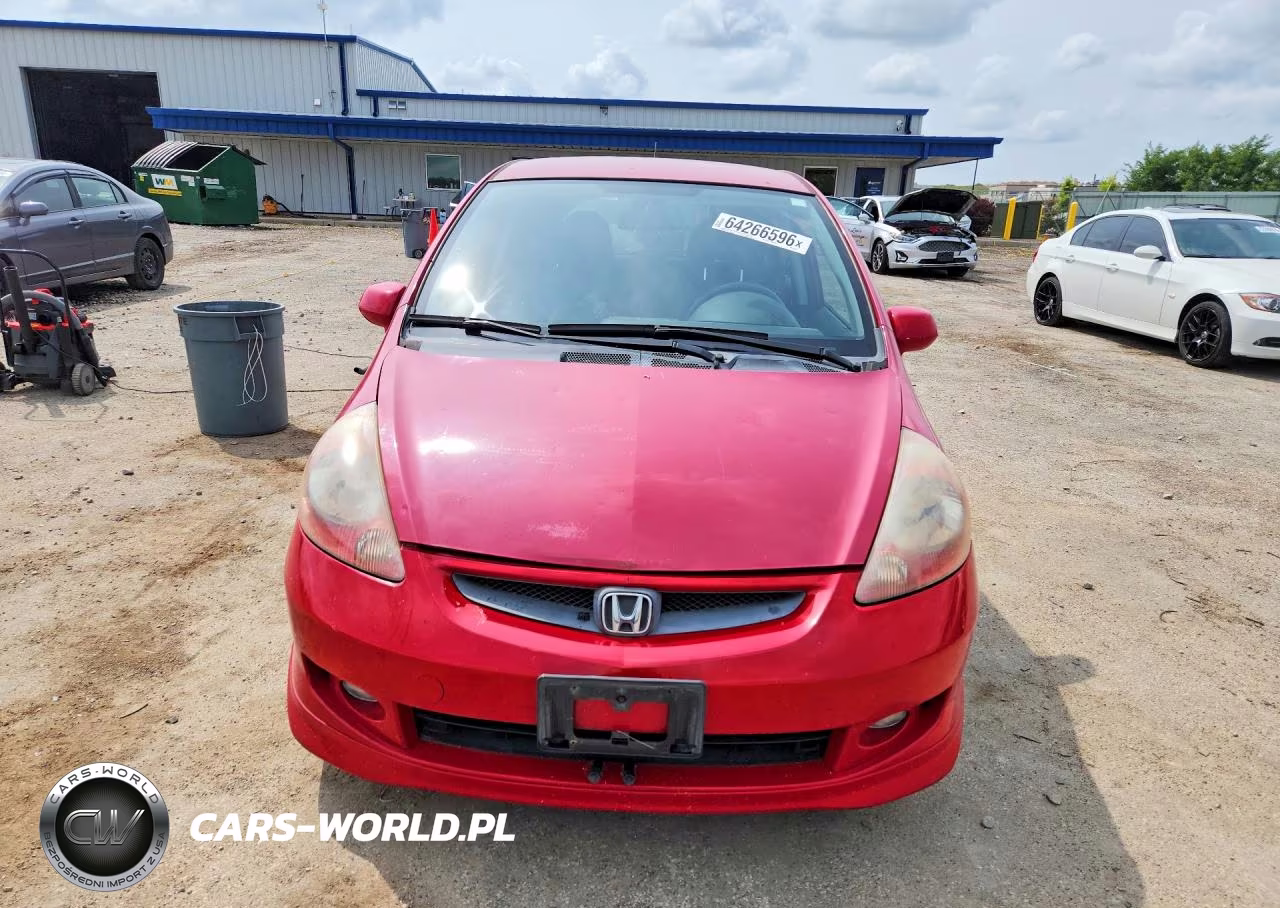 2007 Honda Fit S VIN:JHMGD38617S037312 - 5
