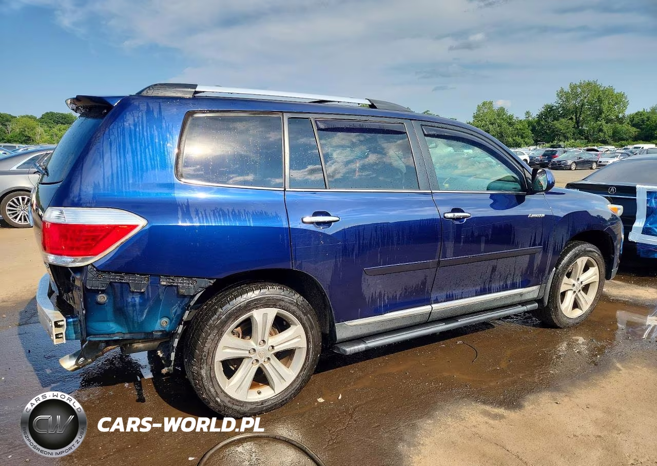 2013 Toyota Highlander Limited VIN:5TDDK3EHXDS202035 - 3