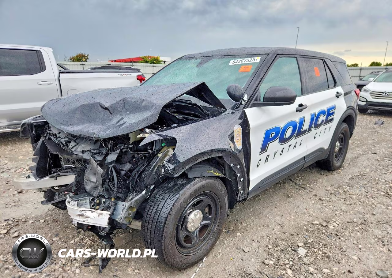 2023 Ford Explorer Police Interceptor VIN:1FM5K8AW0PNA10019 - 1