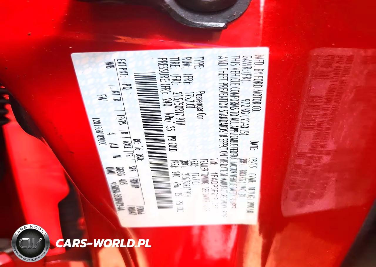 2015 Ford Focus Se VIN:1FADP3F21FL365310 - 12