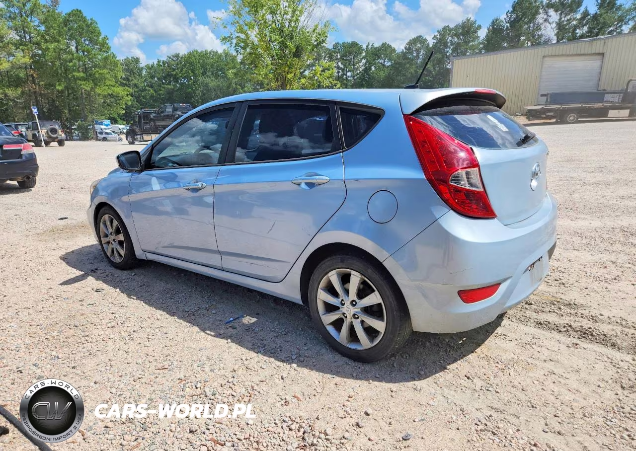 2012 Hyundai Accent Se VIN:KMHCU5AE1CU020582 - 2