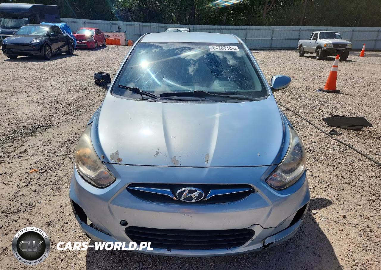 2012 Hyundai Accent Se VIN:KMHCU5AE1CU020582 - 5