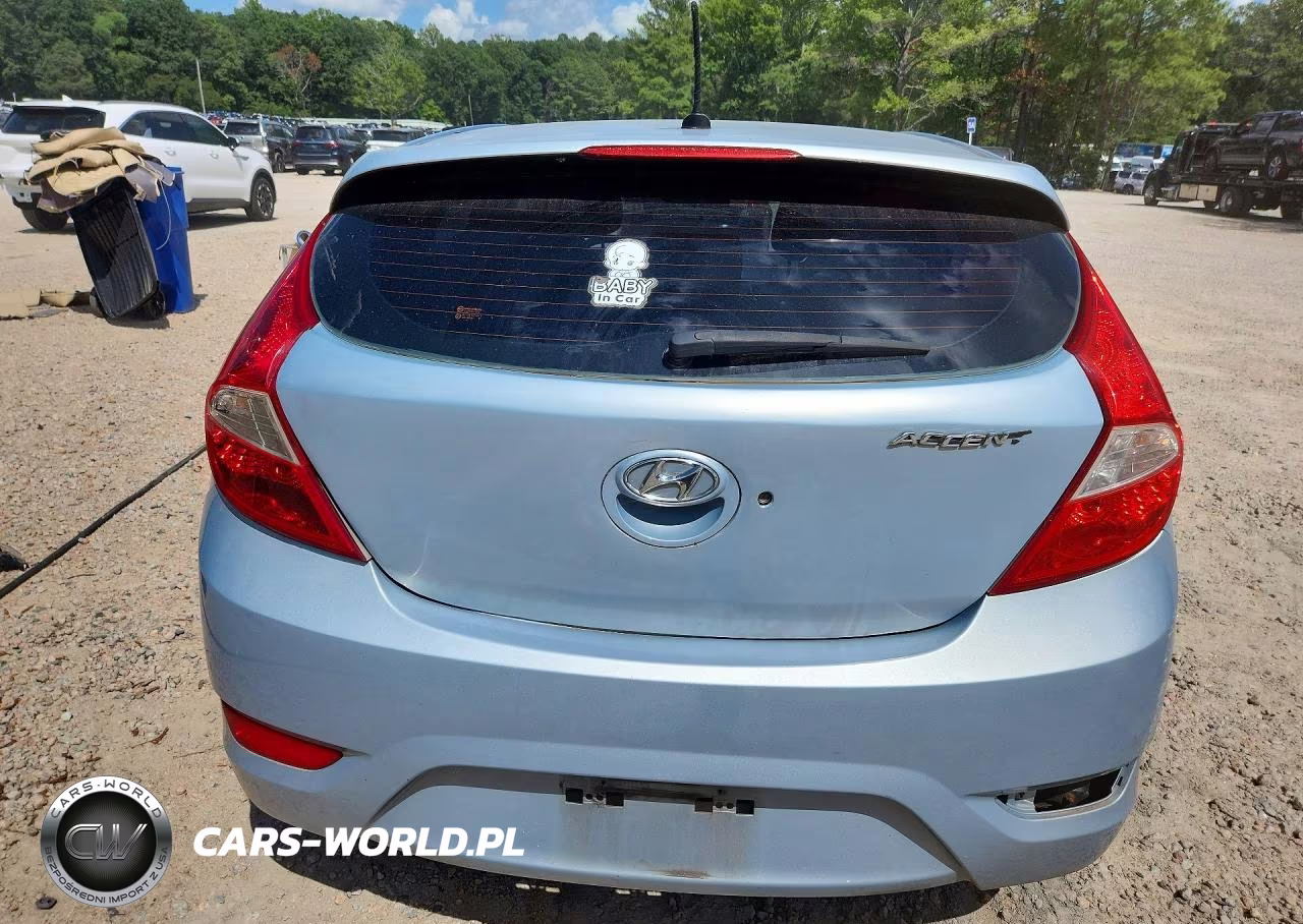 2012 Hyundai Accent Se VIN:KMHCU5AE1CU020582 - 6
