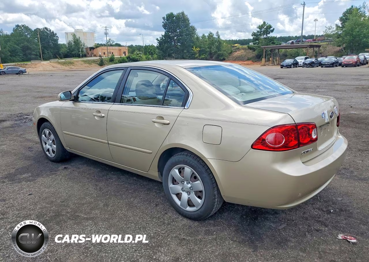 2008 Kia Optima Lx VIN:KNAGE123885244942 - 2