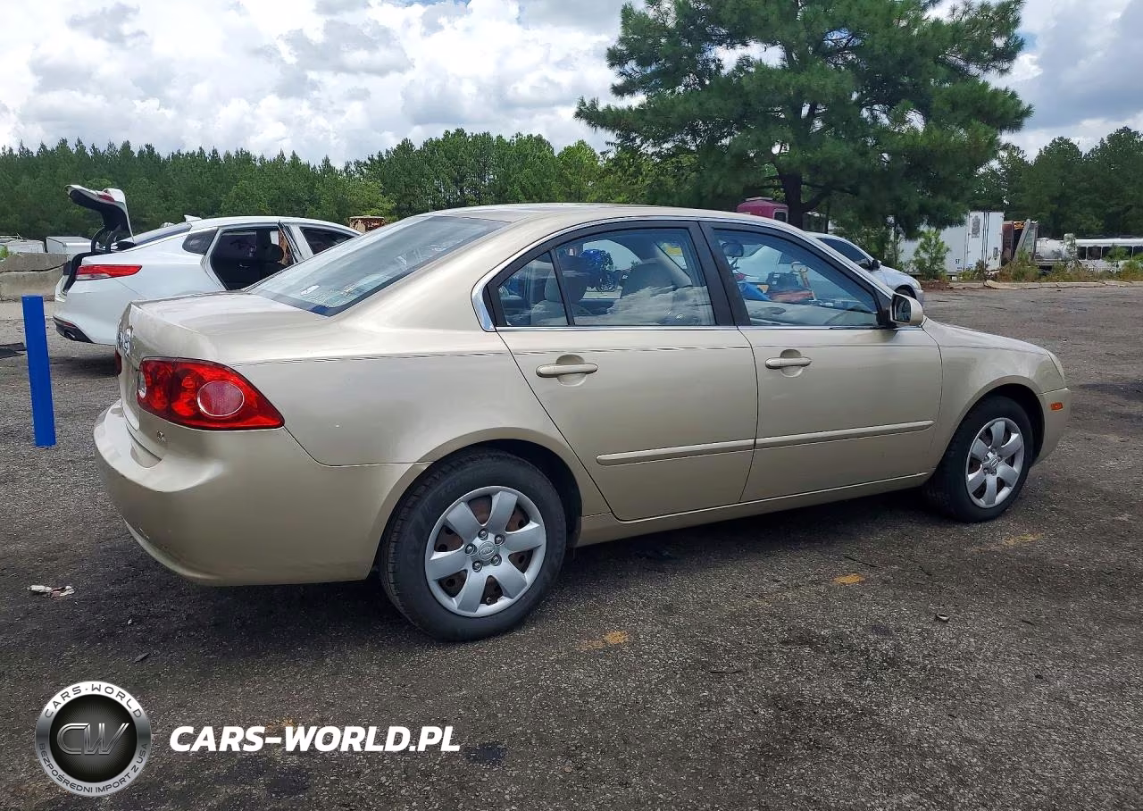 2008 Kia Optima Lx VIN:KNAGE123885244942 - 3