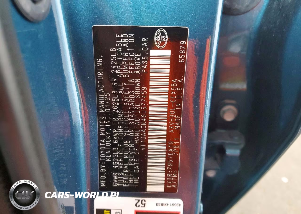 2025 Toyota Camry Se VIN:4T1DAACK4SU577459 - 12