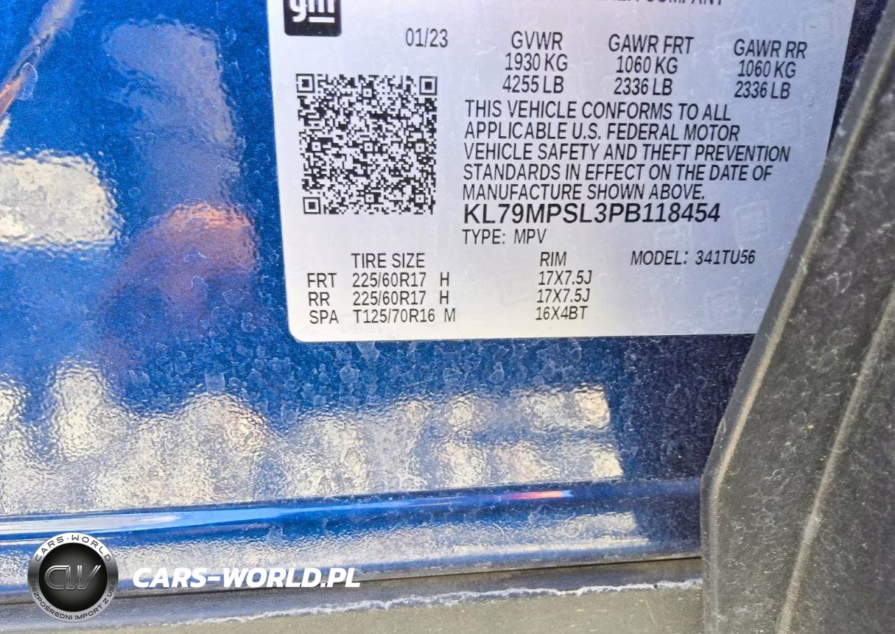 2023 Chevrolet Trailblazer Lt VIN:KL79MPSL3PB118454 - 14