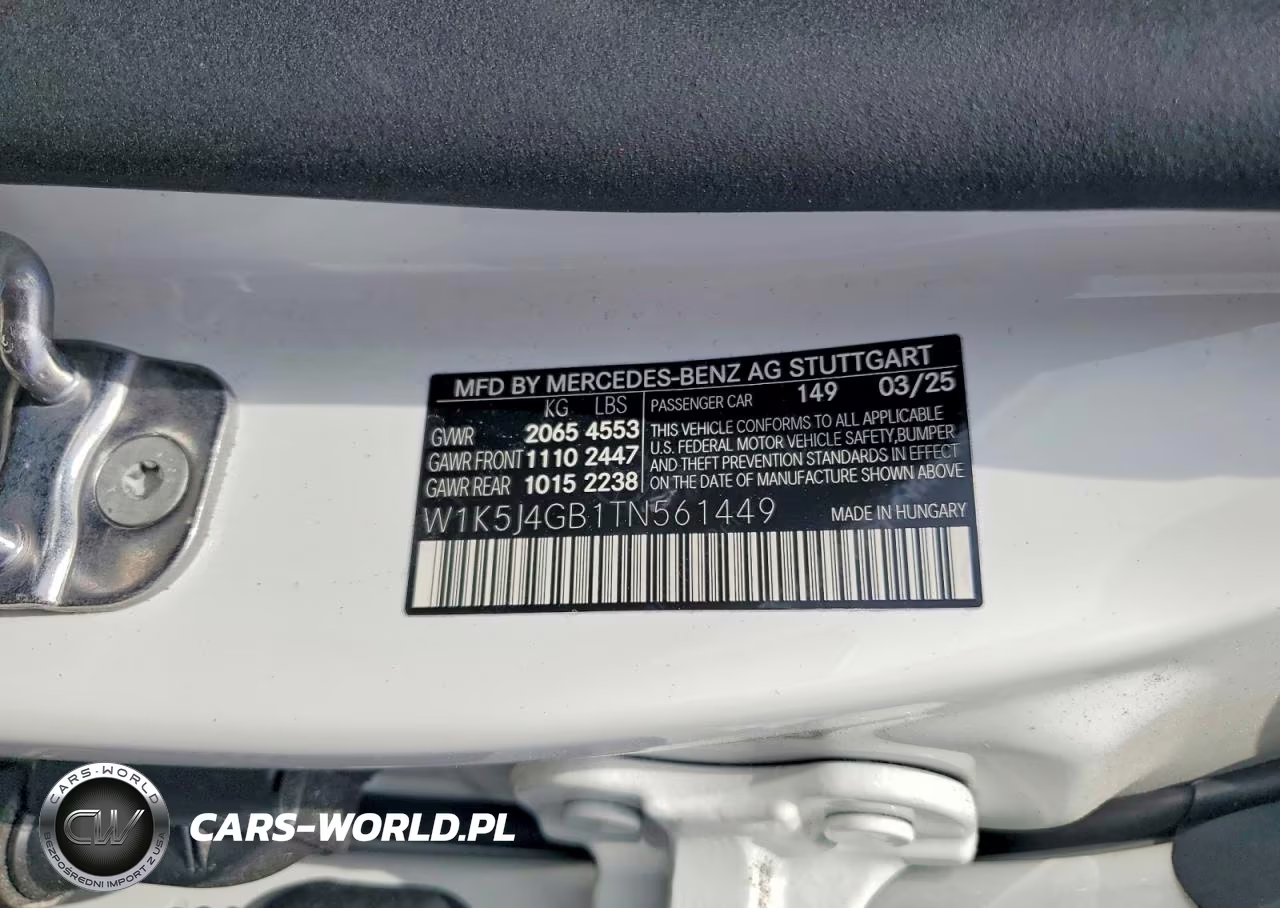 2026 Mercedes-Benz Cla 250 VIN:W1K5J4GB1TN561449 - 12