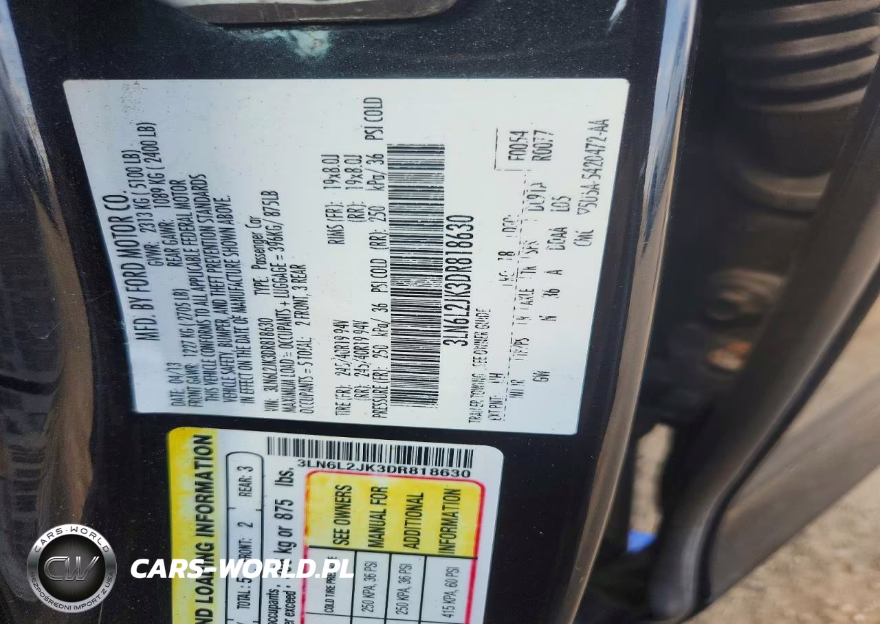 2013 Lincoln Mkz VIN:3LN6L2JK3DR818630 - 12