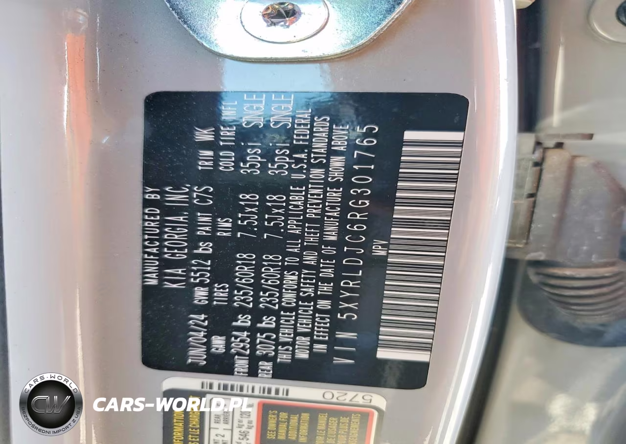 2024 Kia Sorento S VIN:5XYRLDJC6RG301765 - 13