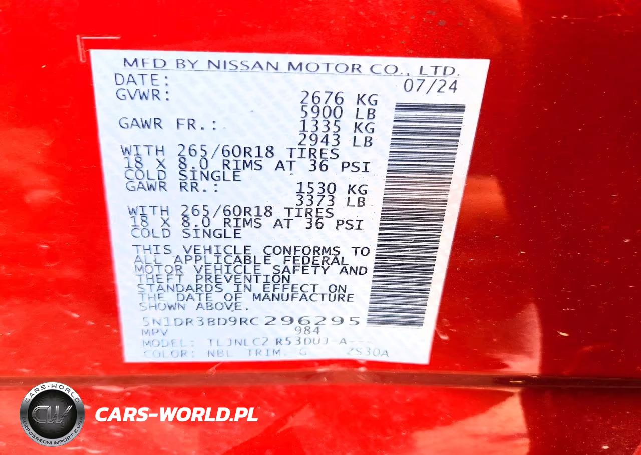 2024 Nissan Pathfinder Rock Creek VIN:5N1DR3BD9RC296295 - 13