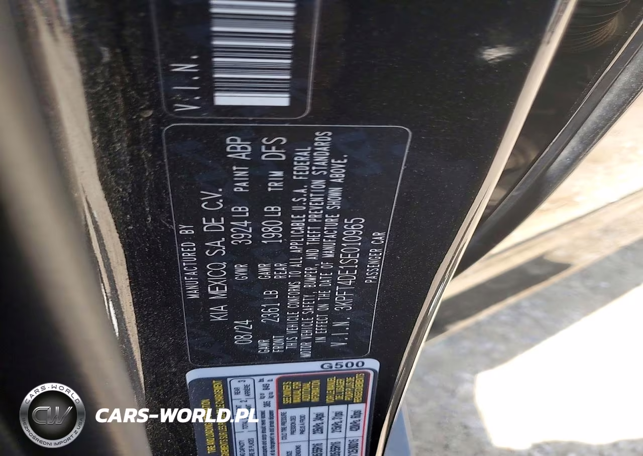 2025 Kia K4 Lxs VIN:3KPFT4DE1SE010965 - 12