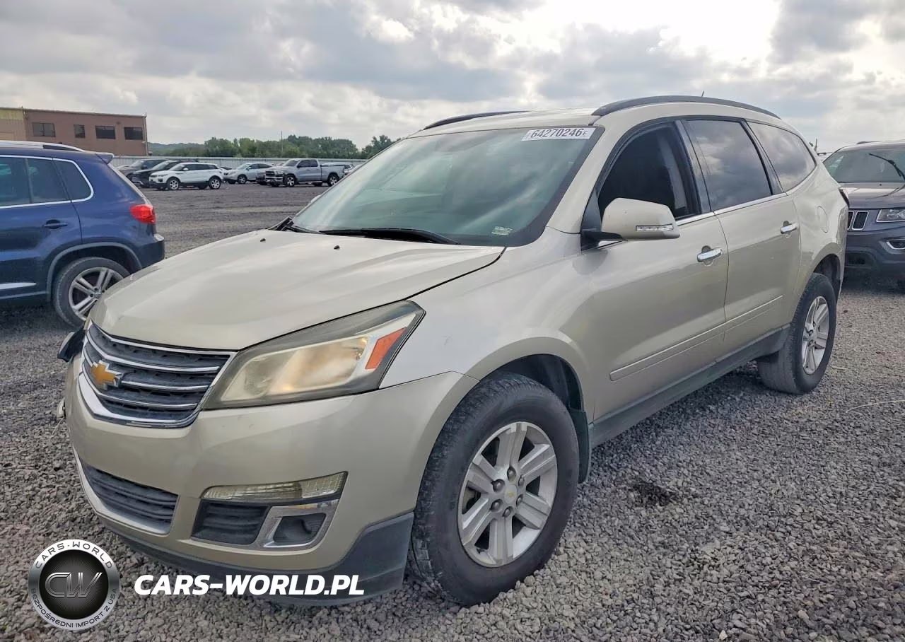 2014 Chevrolet Traverse Lt VIN:1GNKRGKD8EJ151281 - 1