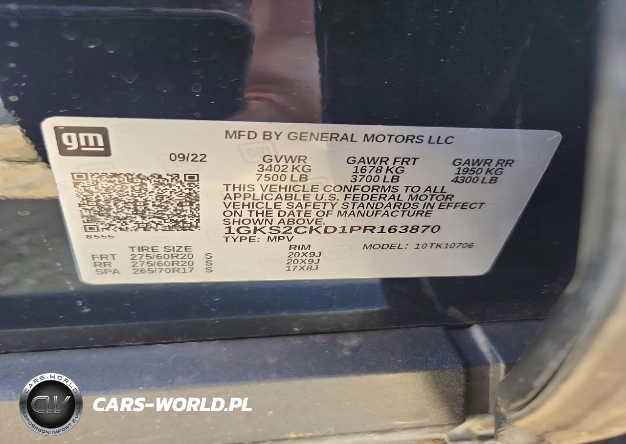 2023 GMC Yukon At4 VIN:1GKS2CKD1PR163870 - 13