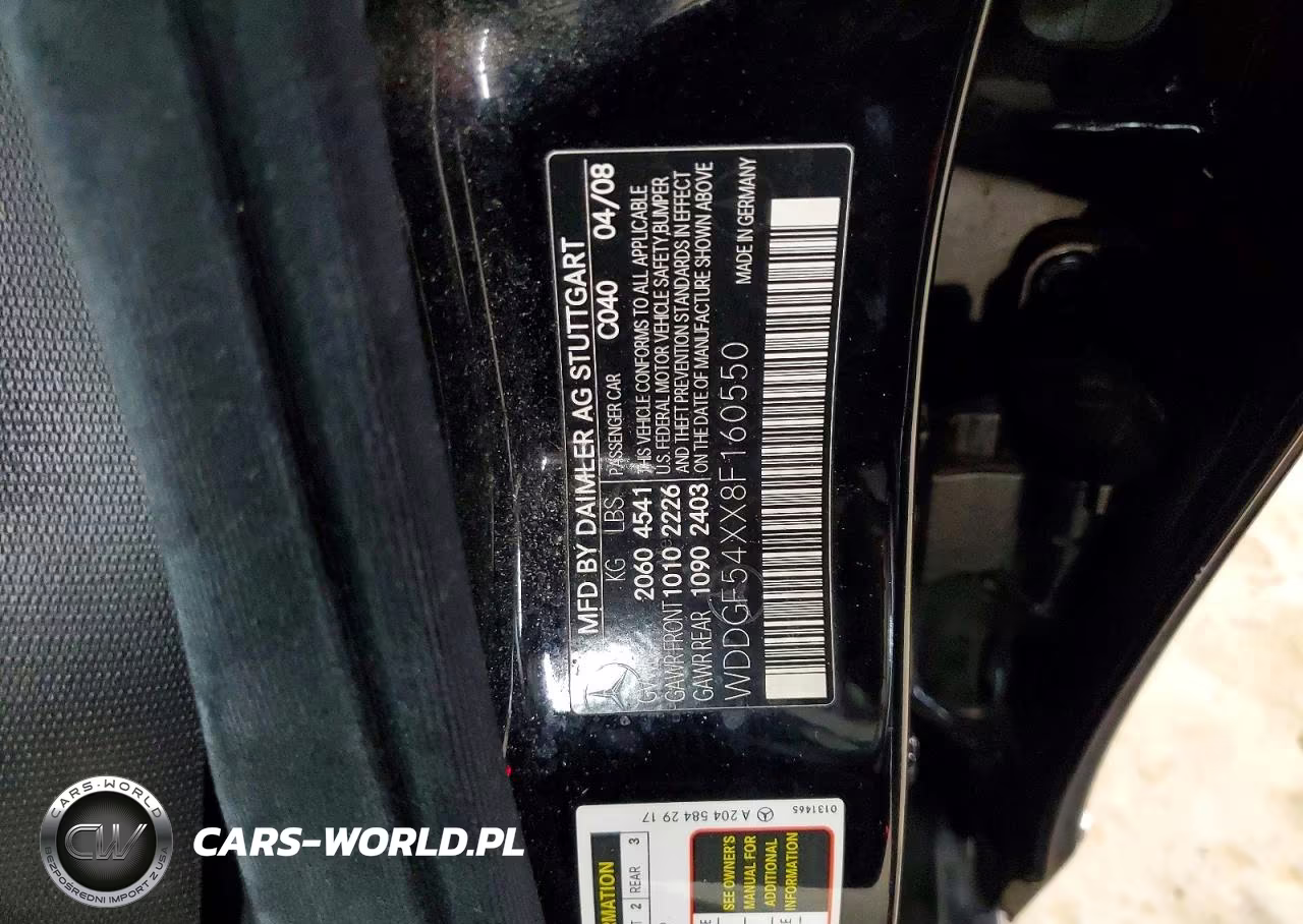 2008 Mercedes-Benz C 300 VIN:WDDGF54XX8F160550 - 12