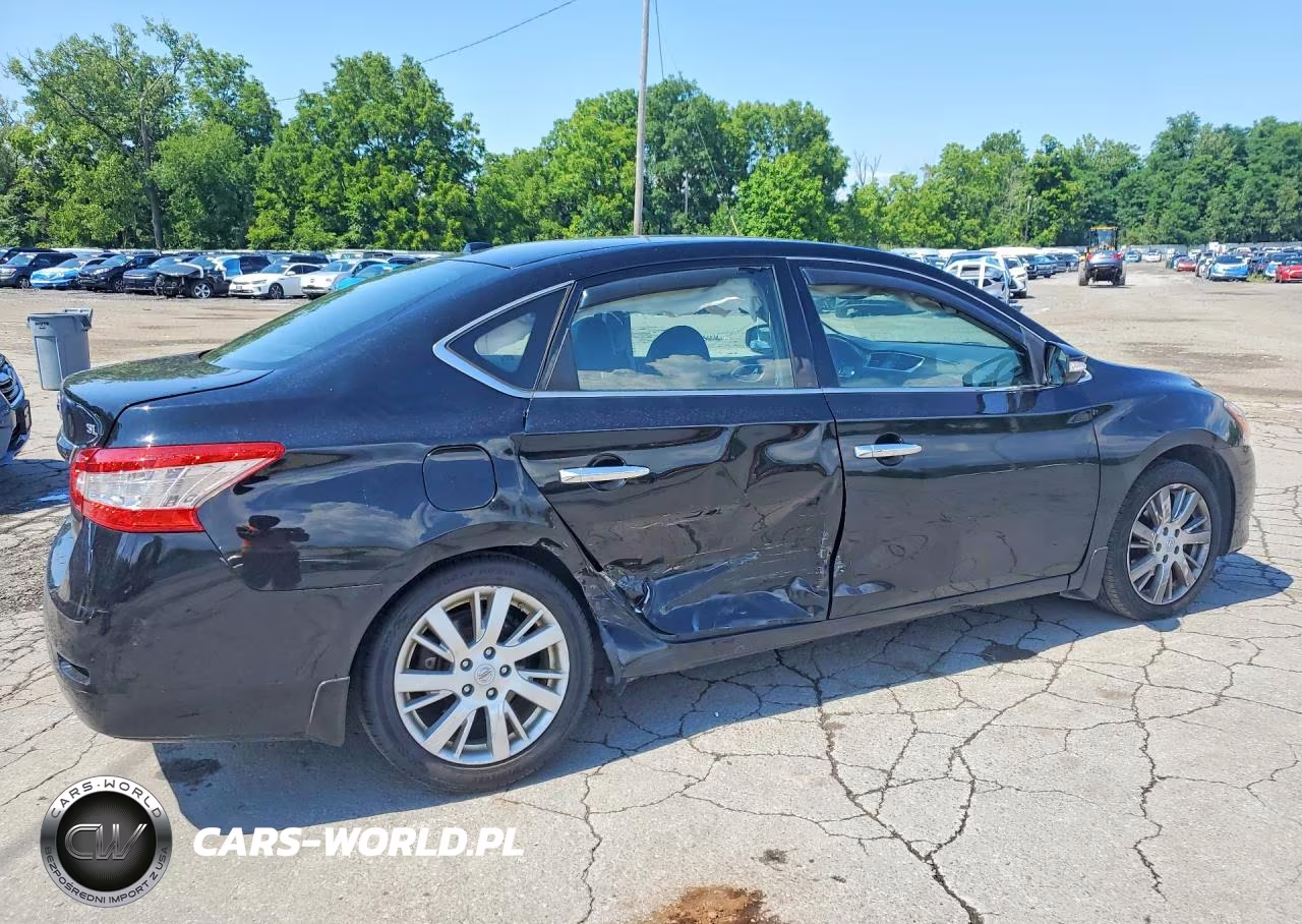 2015 Nissan Sentra S VIN:3N1AB7AP0FY347414 - 3