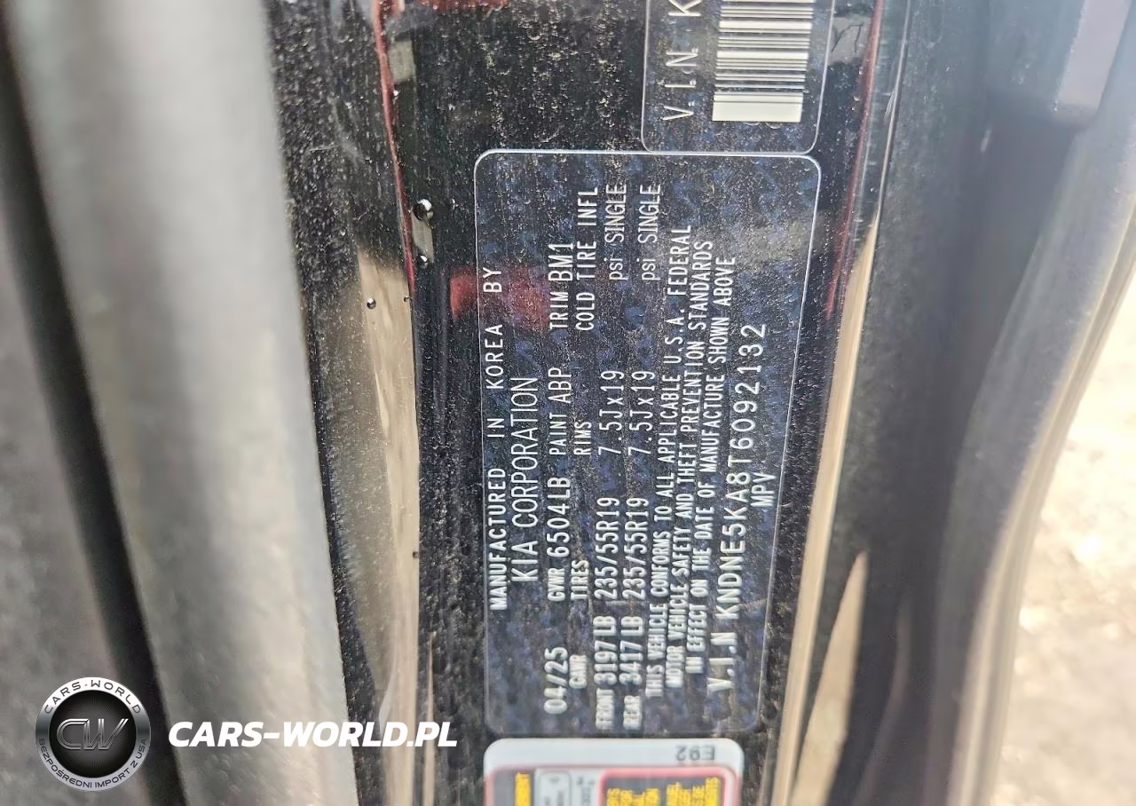 2026 Kia Carnival Hybrid Sx VIN:KNDNE5KA8T6092132 - 13