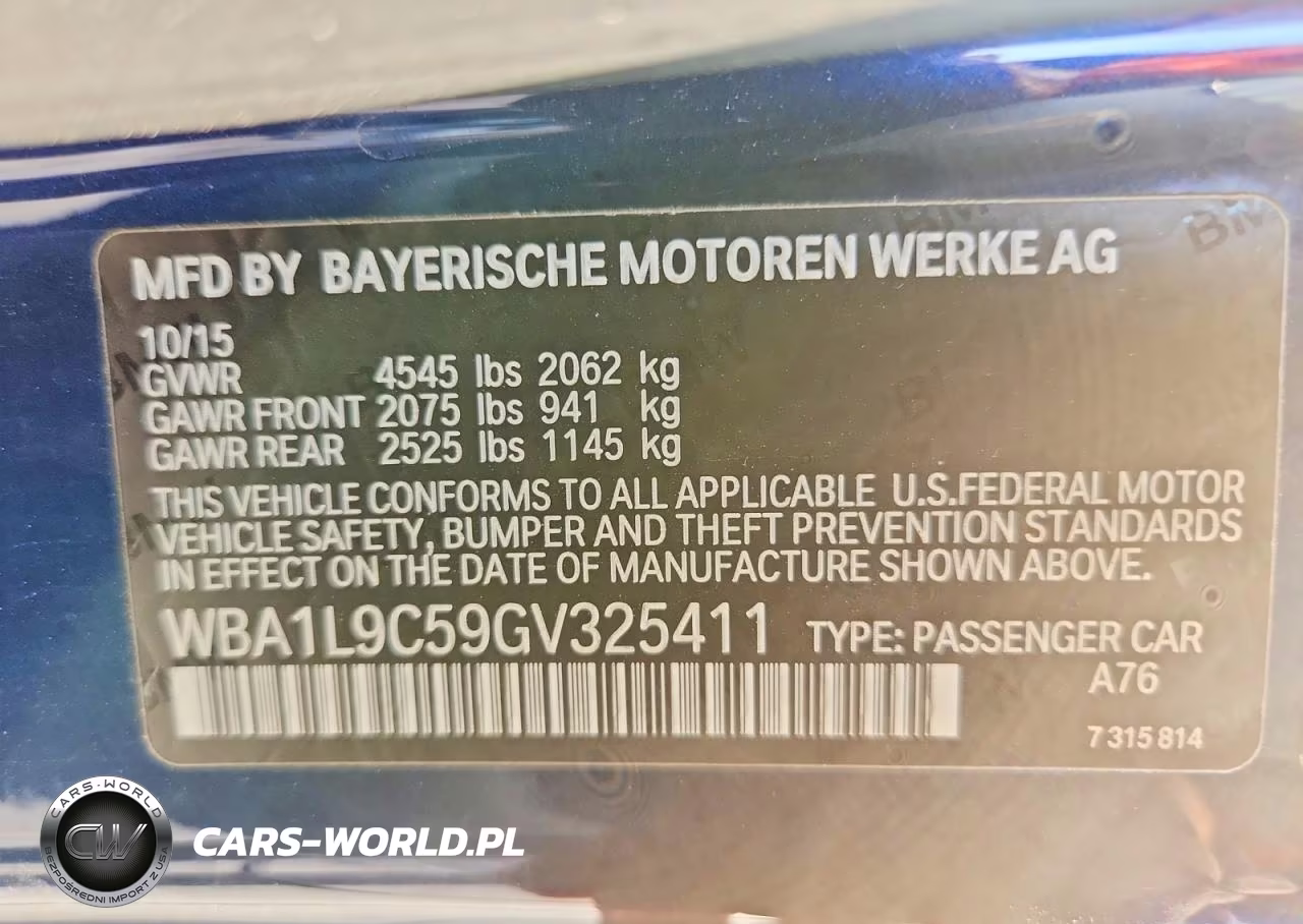 2016 BMW 228 Xi Sulev VIN:WBA1L9C59GV325411 - 12