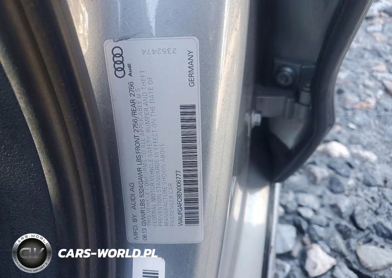 2014 Audi A6 Premium Plus VIN:WAUFGAFC8EN006777 - 12