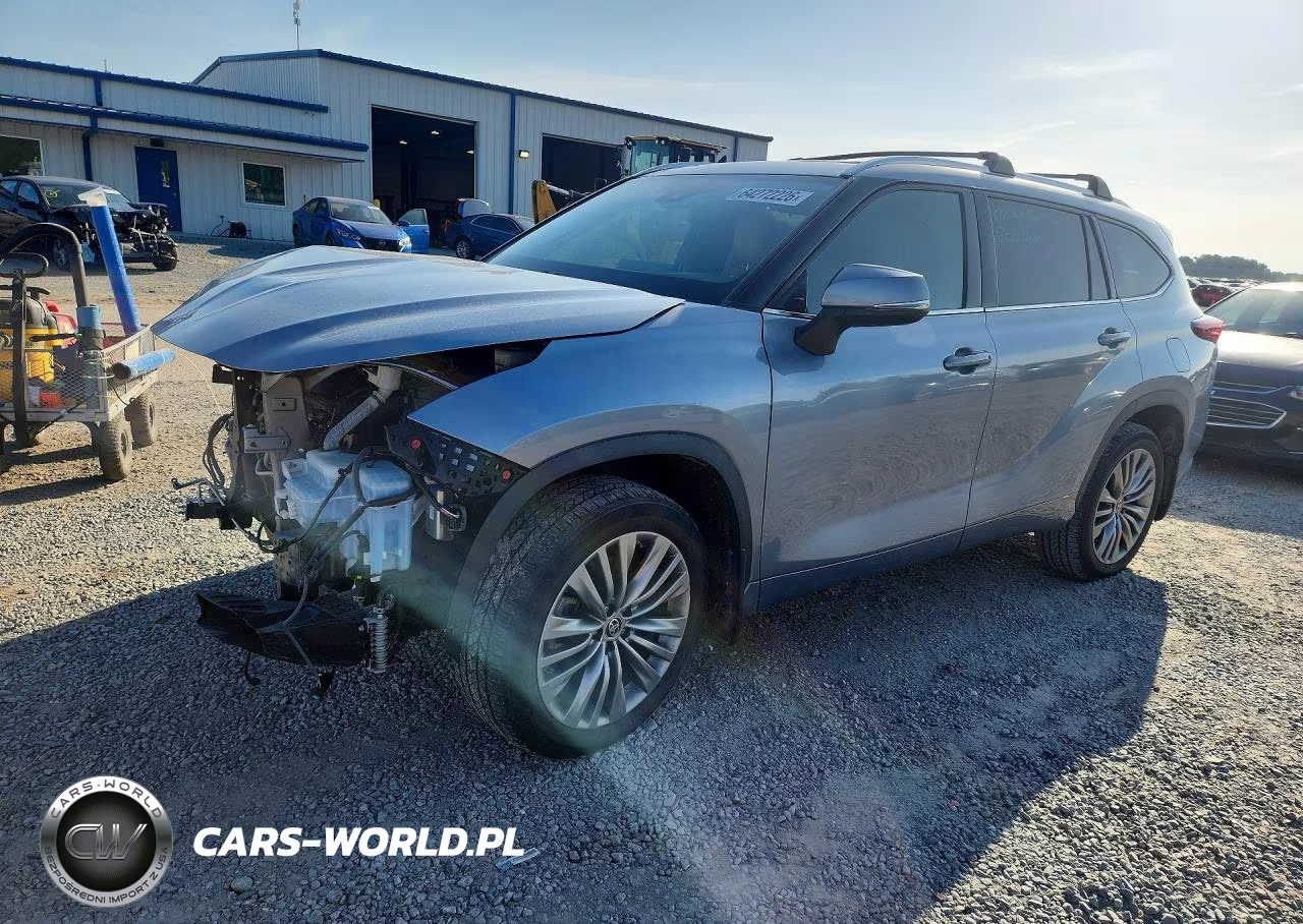 2021 Toyota Highlander Platinum VIN:5TDFZRAH6MS081470 - 1