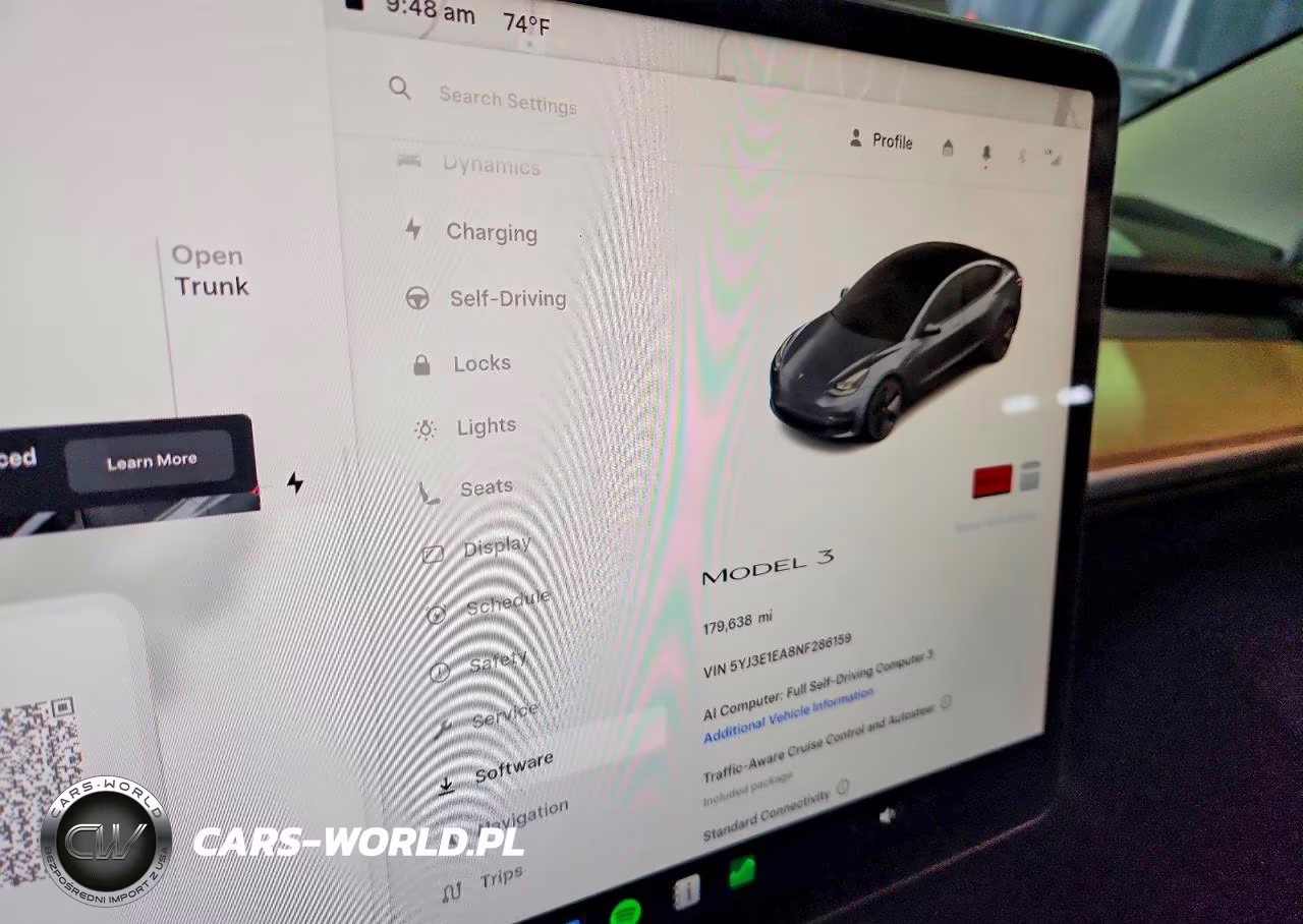 2022 Tesla Model 3 VIN:5YJ3E1EA8NF286159 - 9