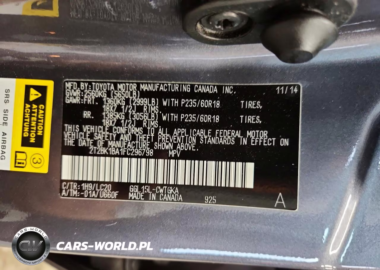 2015 Lexus Rx 350 Base VIN:2T2BK1BA1FC296798 - 13