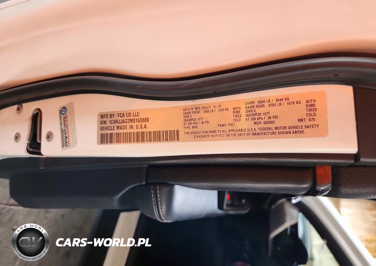 2021 Jeep Grand Cherokee L Laredo VIN:1C4RJJAG2M8163889 - 13
