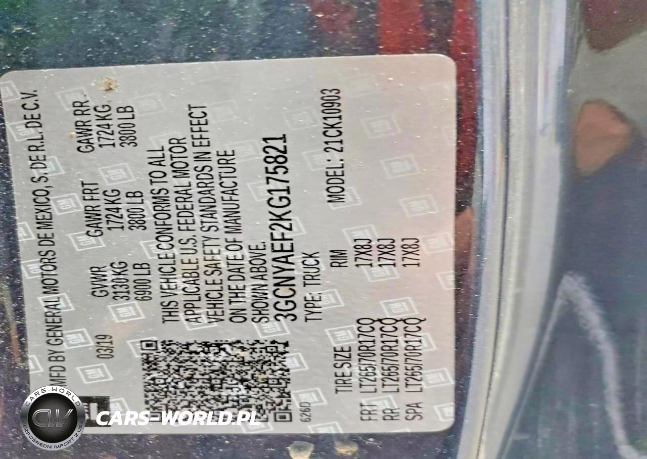 2019 Chevrolet Silverado C1500 Heavy Duty VIN:XGCNYAEF2KG175821 - 12
