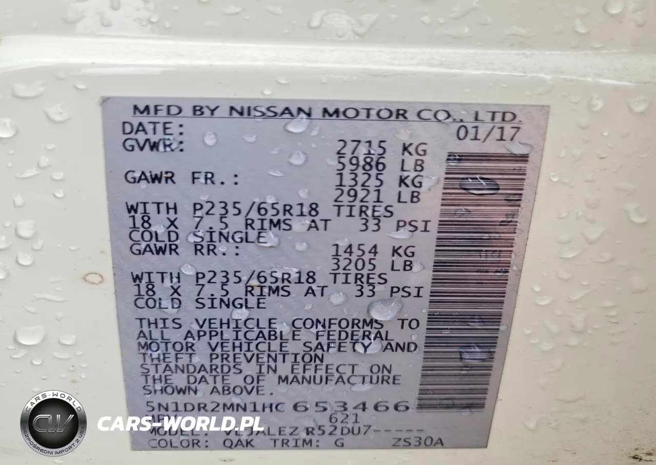 2017 Nissan Pathfinder Sv VIN:5N1DR2MN1HC653466 - 13