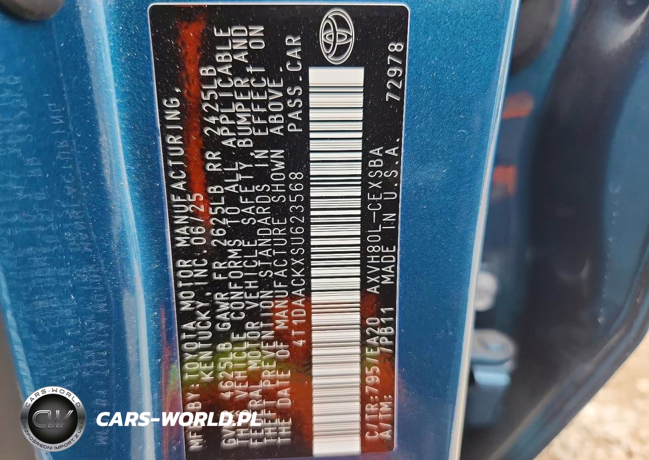 2025 Toyota Camry Se VIN:4T1DAACKXSU623568 - 13