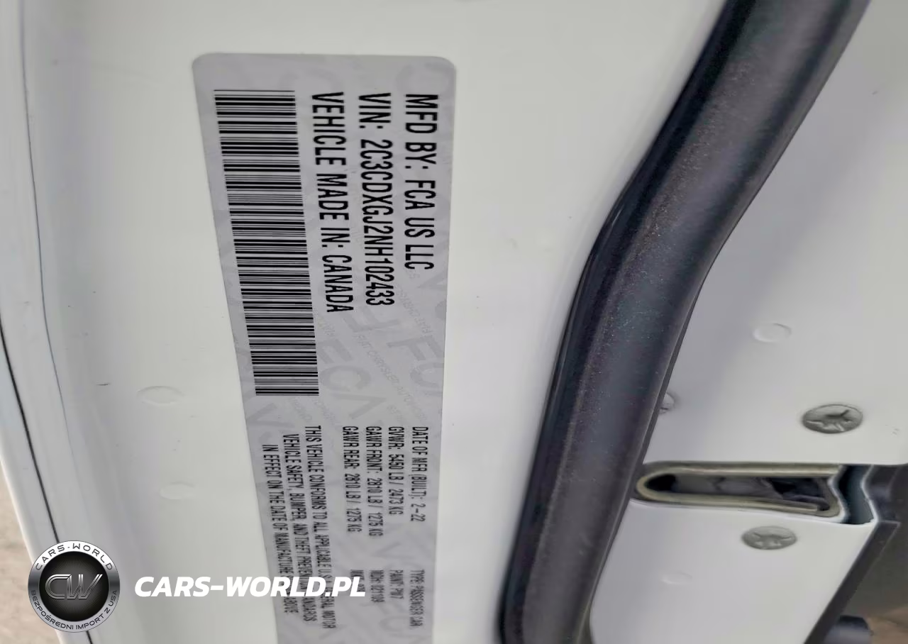 2022 Dodge Charger Scat Pack VIN:2C3CDXGJ2NH102433 - 13