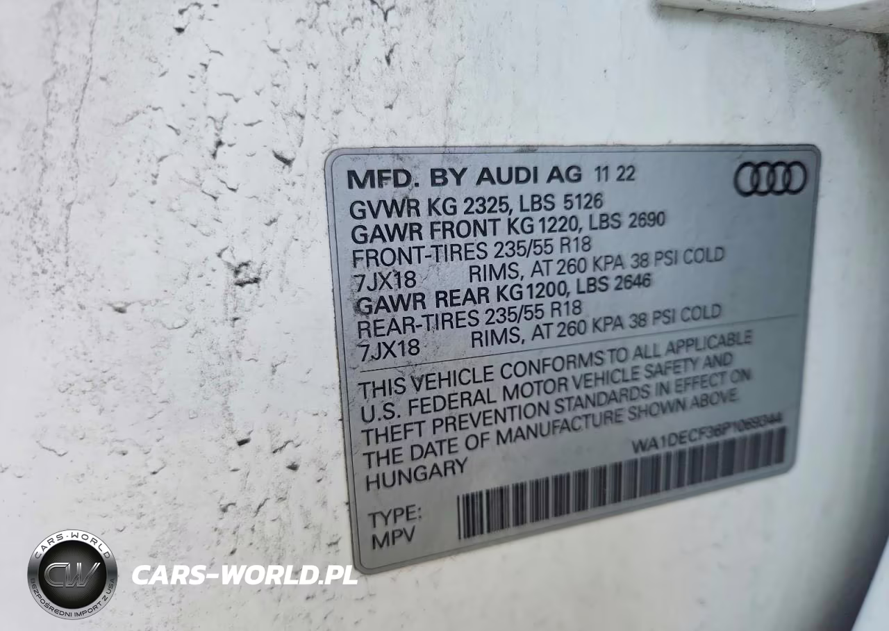 2023 Audi Q3 Premium S Line 45 VIN:WA1DECF36P1069344 - 13