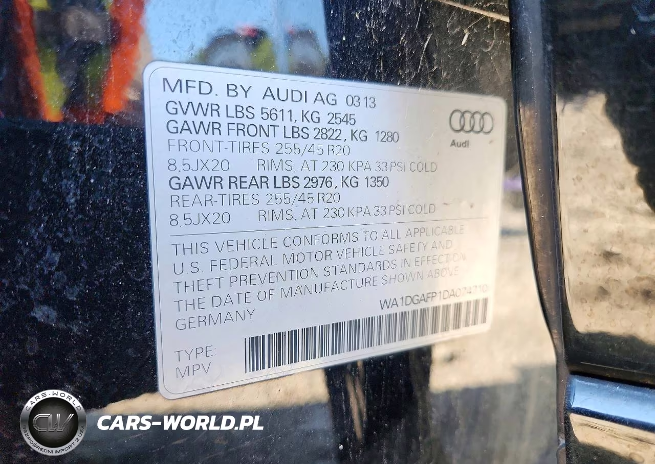 2013 Audi Q5 Premium Plus VIN:WA1DGAFP1DA074710 - 13