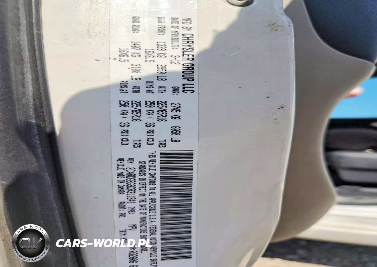 2012 Dodge Grand Caravan Se VIN:2C4RDGBG9CR311841 - 12