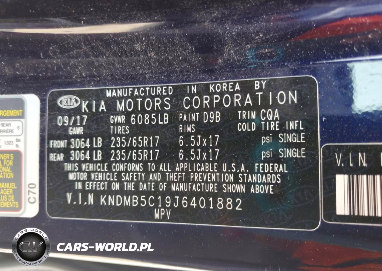 2018 Kia Sedona Lx VIN:KNDMB5C19J6401882 - 13