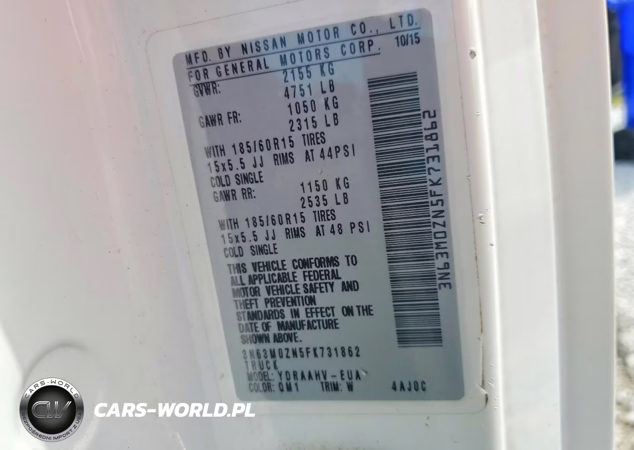 2015 Chevrolet City Express Lt VIN:3N63M0ZN5FK731862 - 13