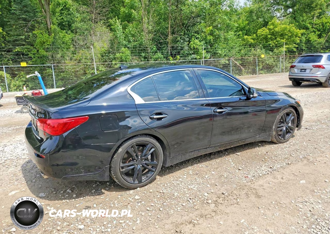 2014 Infiniti Q50 Hybrid Premium VIN:JN1AV7AP8EM691355 - 3