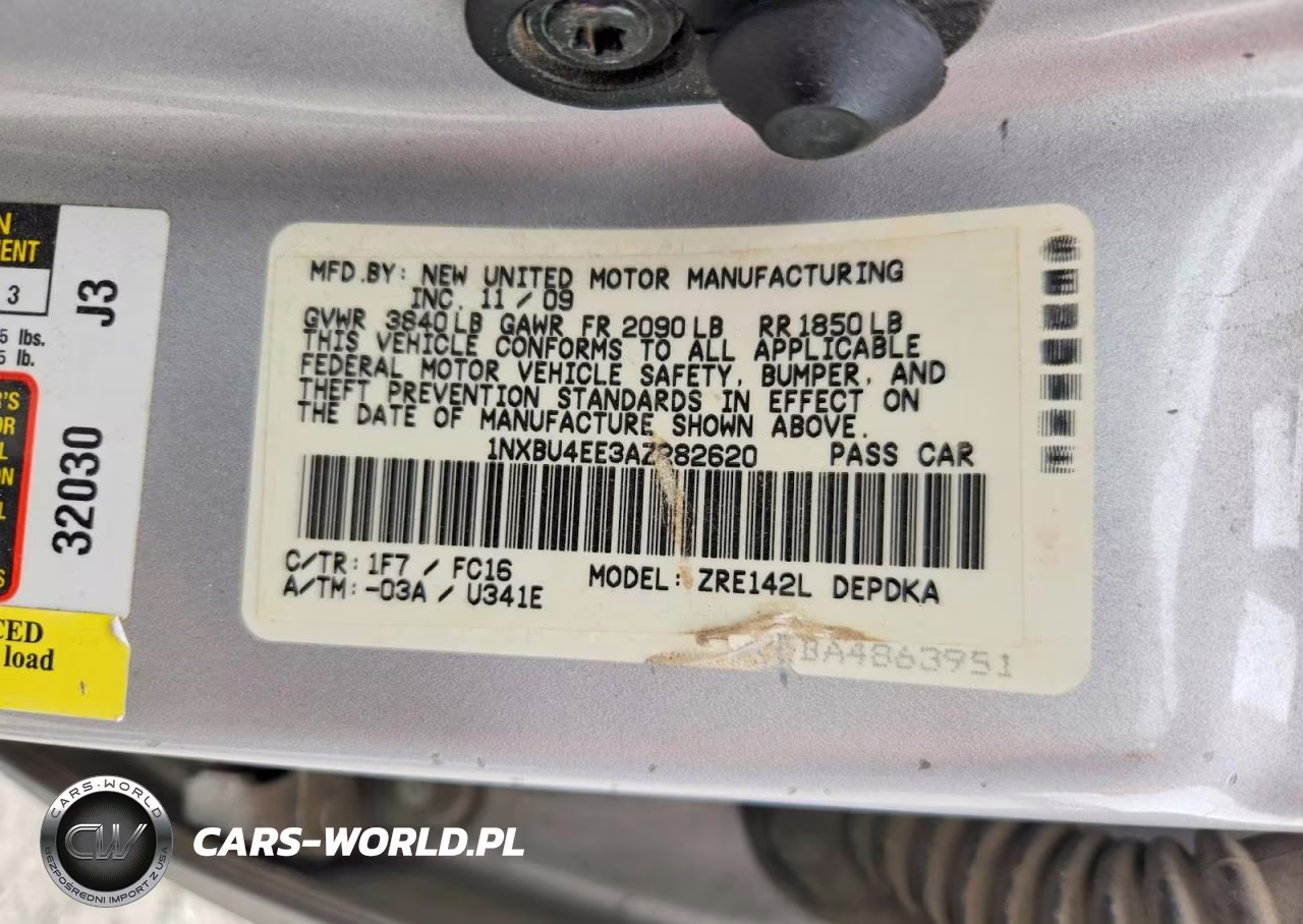 2010 Toyota Corolla Le VIN:1NXBU4EE3AZ282620 - 12