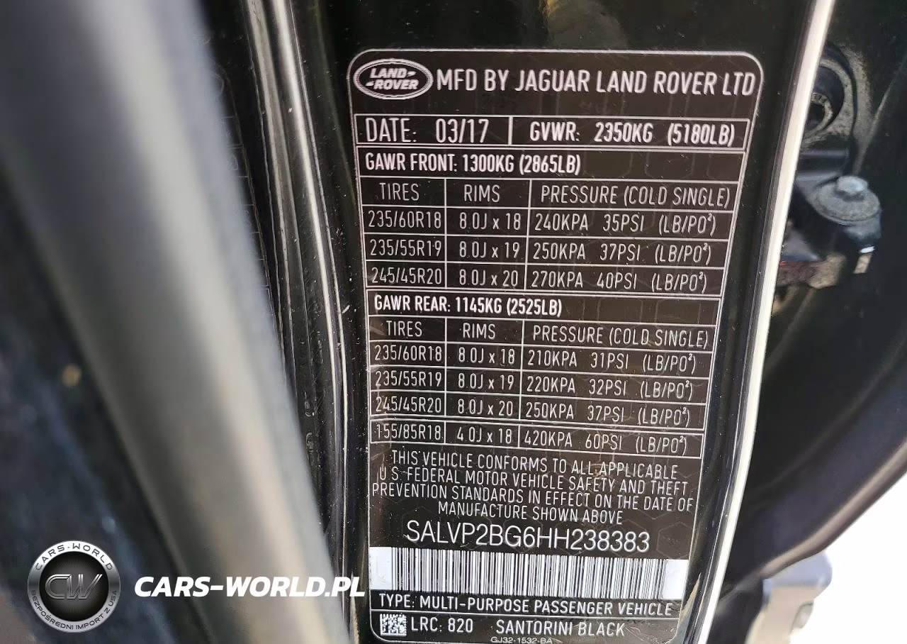 2017 Land Rover Range Rover Evoque Se VIN:SALVP2BG6HH238383 - 14