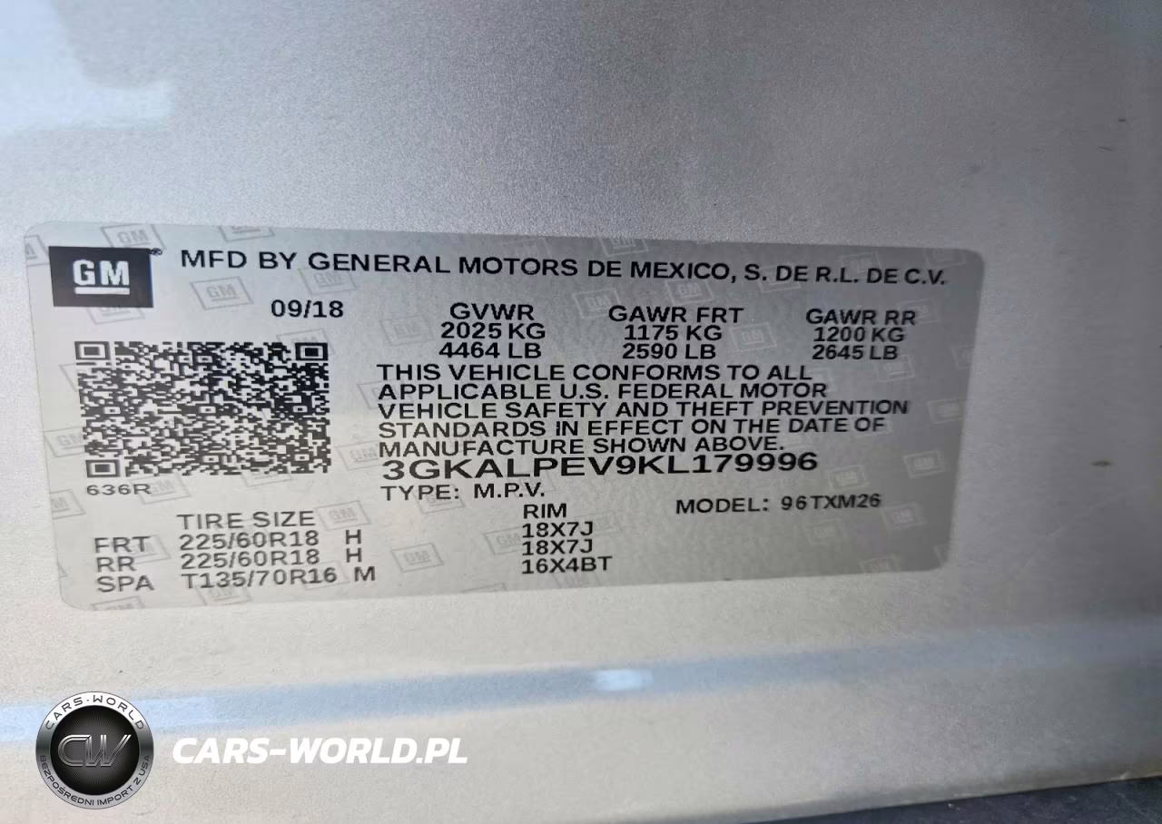 2019 GMC Terrain Slt VIN:3GKALPEV9KL179996 - 13