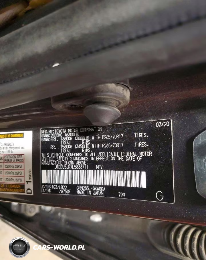 2020 Toyota 4Runner Sr5 Premium VIN:JTEBU5JR7L5833711 - 14